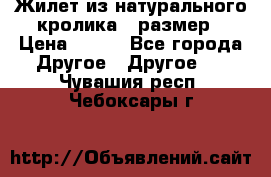 Жилет из натурального кролика,44размер › Цена ­ 500 - Все города Другое » Другое   . Чувашия респ.,Чебоксары г.